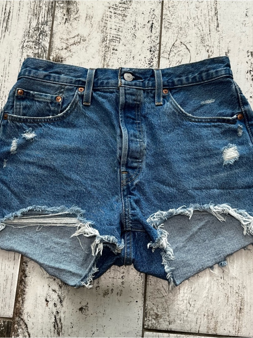 501° ORIGINAL FIT HIGH RISE WOMEN'S SHORTS SIZE 29